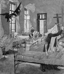 De pest, uit de serie „Over de dood, deel twee“, 1898